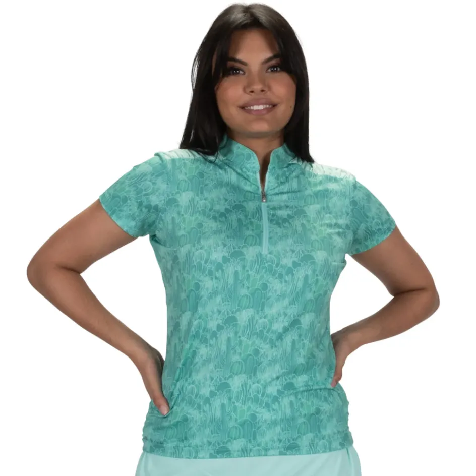 Nancy Lopez Agava Short Sleeve Polo Best