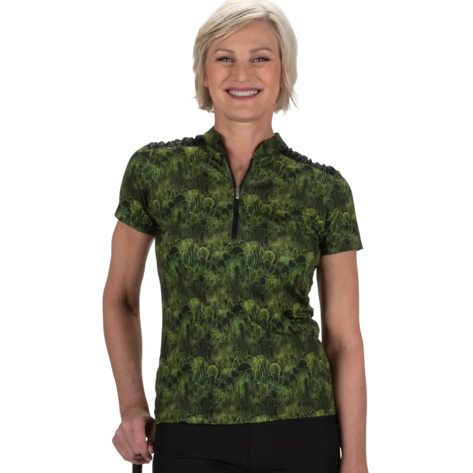 Nancy Lopez Agava Short Sleeve Polo Best