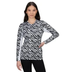 Nancy Lopez Aspiration Long Sleeve Roar Black / White (Roar Print) Best