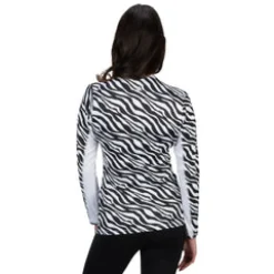 Nancy Lopez Aspiration Long Sleeve Roar Black / White (Roar Print) Best