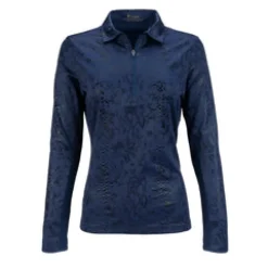 Nancy Lopez Balance Long Sleeve Sizzle Polo Outlet