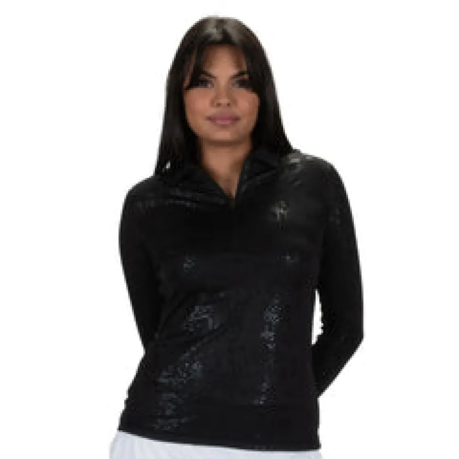Nancy Lopez Balance Long Sleeve Sizzle Polo Outlet