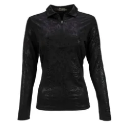 Nancy Lopez Balance Long Sleeve Sizzle Polo Outlet