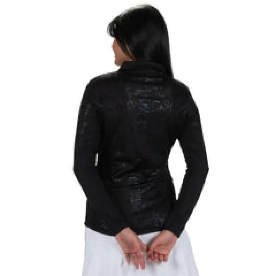 Nancy Lopez Balance Long Sleeve Sizzle Polo Outlet