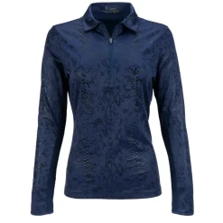 Nancy Lopez Balance Long Sleeve Sizzle Polo Outlet