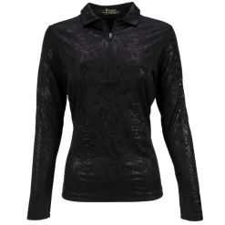 Nancy Lopez Balance Long Sleeve Sizzle Polo Outlet
