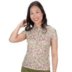 Nancy Lopez Bloom Short Sleeve Polo Best