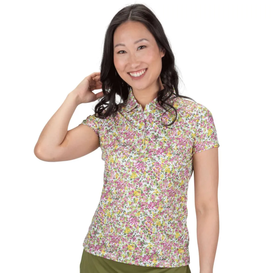 Nancy Lopez Bloom Short Sleeve Polo Best