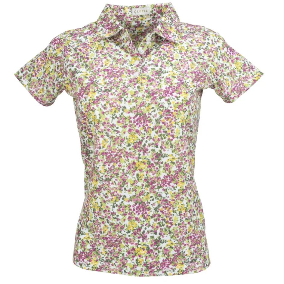 Nancy Lopez Bloom Short Sleeve Polo Best