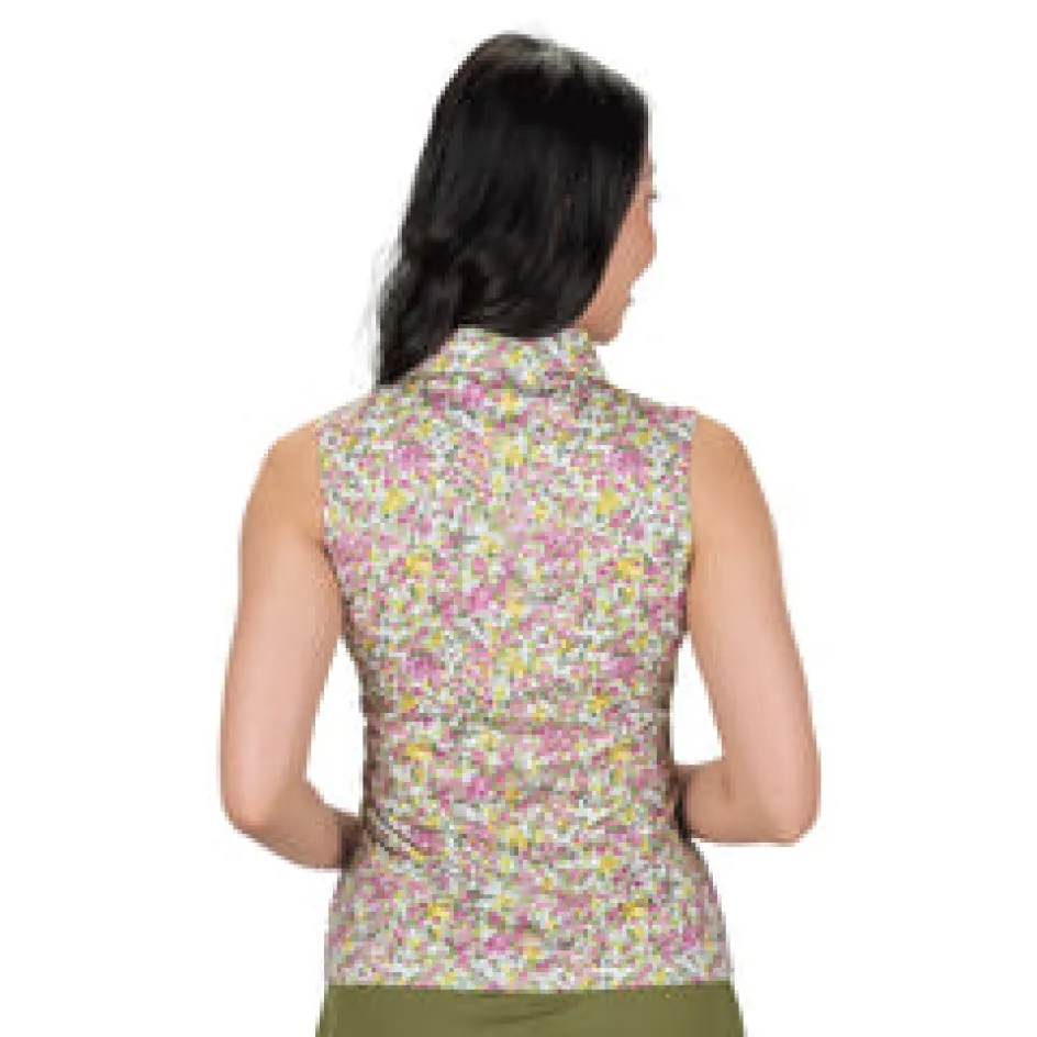 Nancy Lopez Bloom Sleeveless Polo Outlet