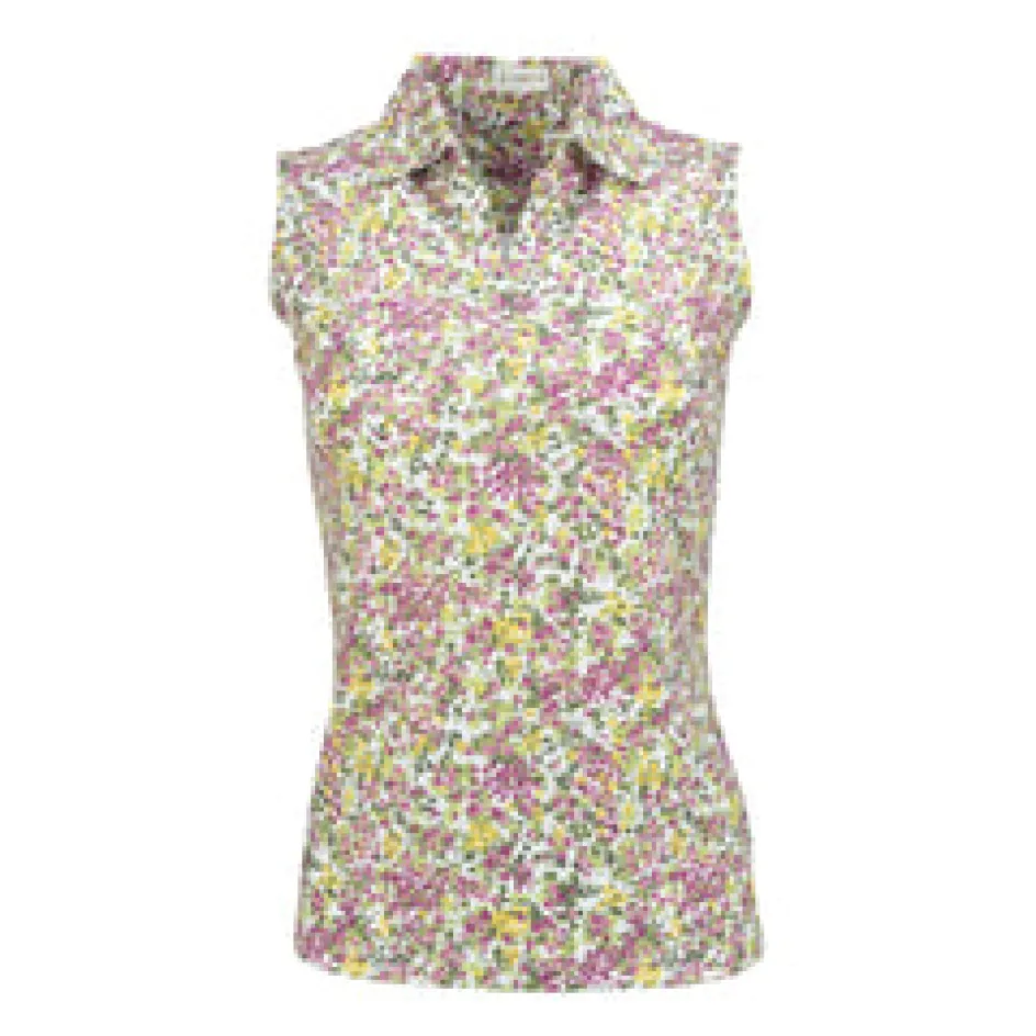 Nancy Lopez Bloom Sleeveless Polo Outlet