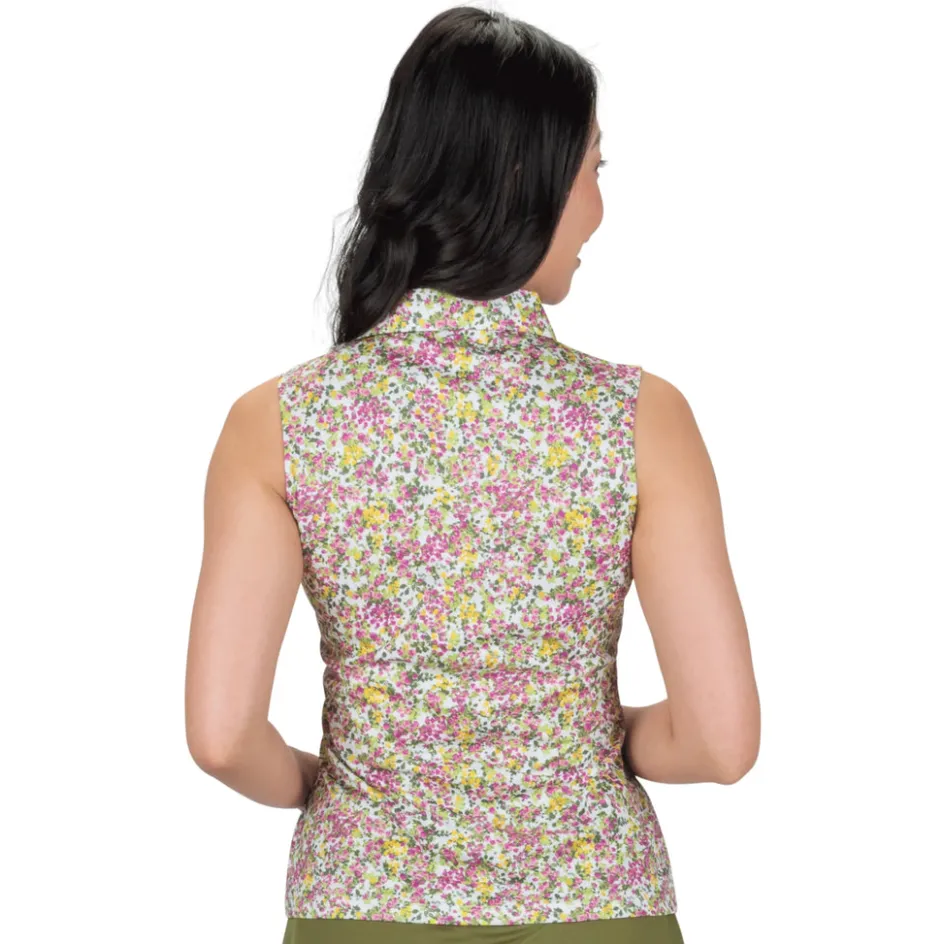 Nancy Lopez Bloom Sleeveless Polo Outlet