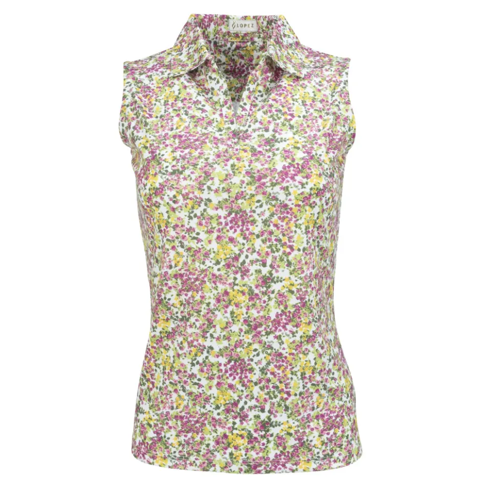 Nancy Lopez Bloom Sleeveless Polo Outlet