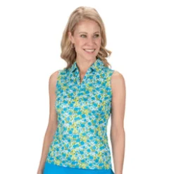 Nancy Lopez Bloom Sleeveless Polo Outlet