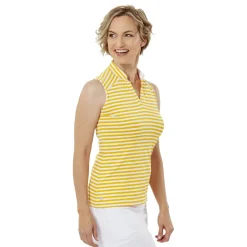Nancy Lopez Bold Sleeveless Polo Glow Multi Online