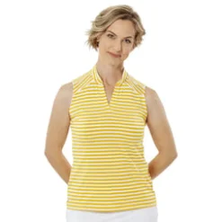 Nancy Lopez Bold Sleeveless Polo Glow Multi Online