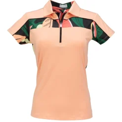 Nancy Lopez Breeze Short Sleeve Polo Sherbet Multi