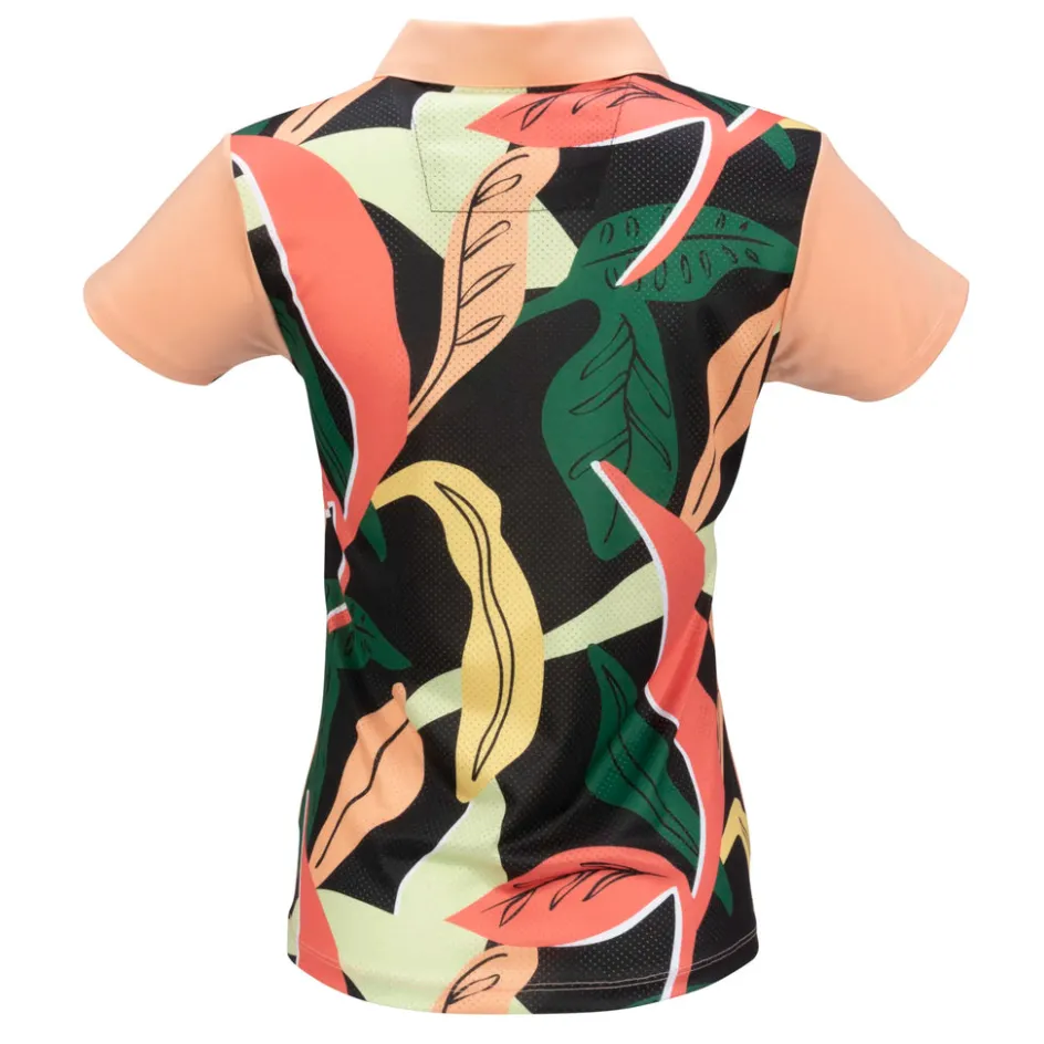 Nancy Lopez Breeze Short Sleeve Polo Sherbet Multi