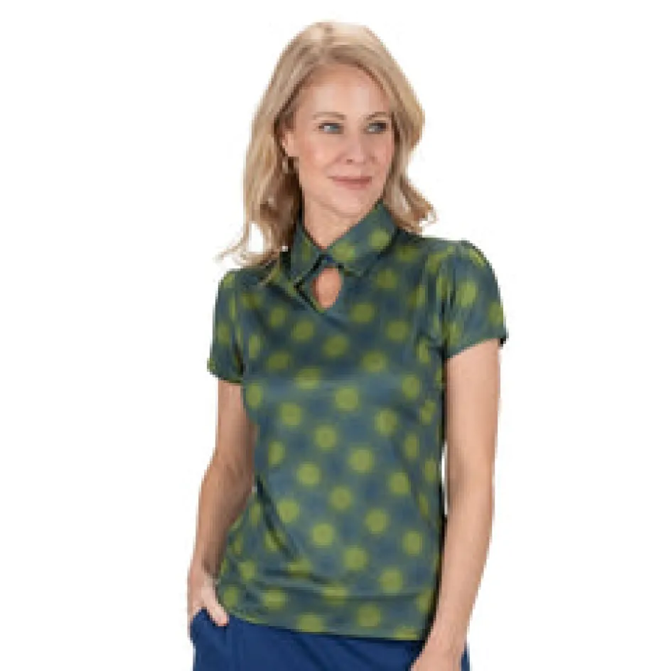 Nancy Lopez Brilliant Short Sleeve Polo Discount
