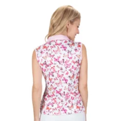 Nancy Lopez Butterfly Sleeveless Polo Best