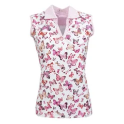 Nancy Lopez Butterfly Sleeveless Polo Best