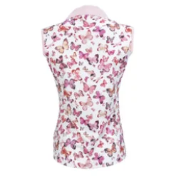 Nancy Lopez Butterfly Sleeveless Polo Best