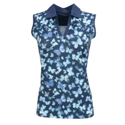 Nancy Lopez Butterfly Sleeveless Polo Best