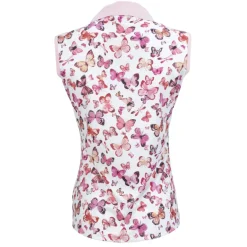 Nancy Lopez Butterfly Sleeveless Polo Best