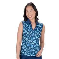 Nancy Lopez Butterfly Sleeveless Polo Best