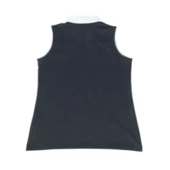Nancy Lopez Crush Sleeveless Polo Black Multi New