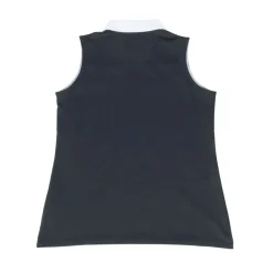 Nancy Lopez Crush Sleeveless Polo Black Multi New
