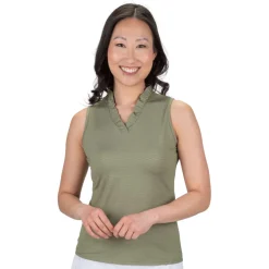 Nancy Lopez Fresh Sleeveless Polo Discount