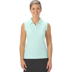 Nancy Lopez Grace Sleeveless Polo Hot
