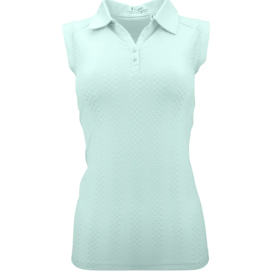 Nancy Lopez Grace Sleeveless Polo Hot