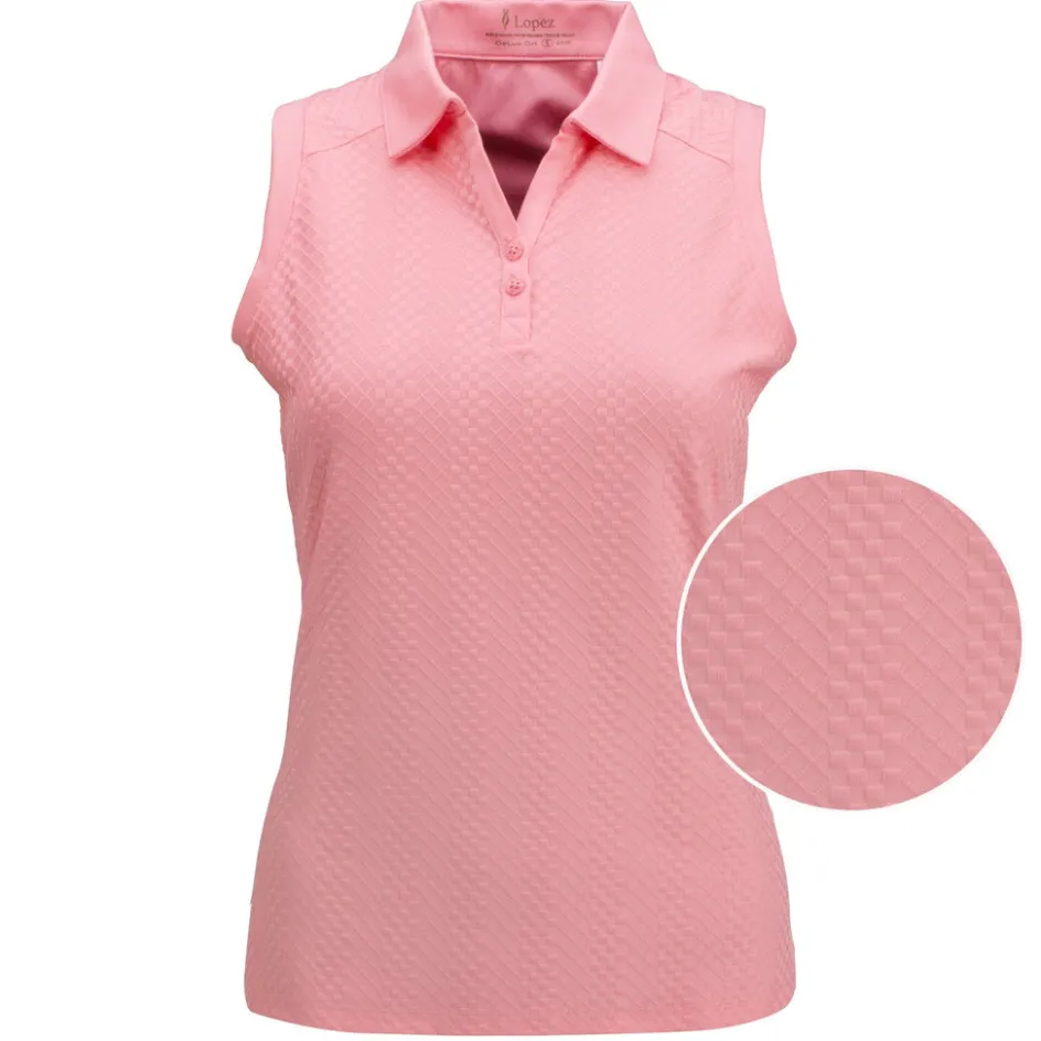 Nancy Lopez Grace Sleeveless Polo Hot