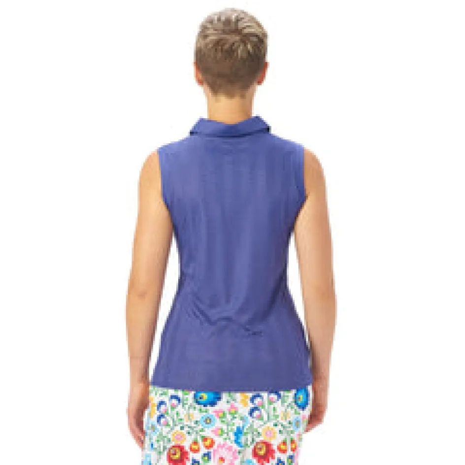 Nancy Lopez Grace Sleeveless Polo Hot