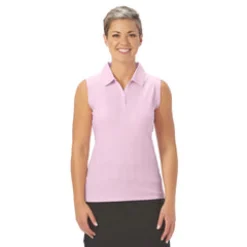 Nancy Lopez Grace Sleeveless Polo Hot