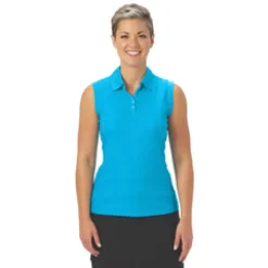 Nancy Lopez Grace Sleeveless Polo Hot