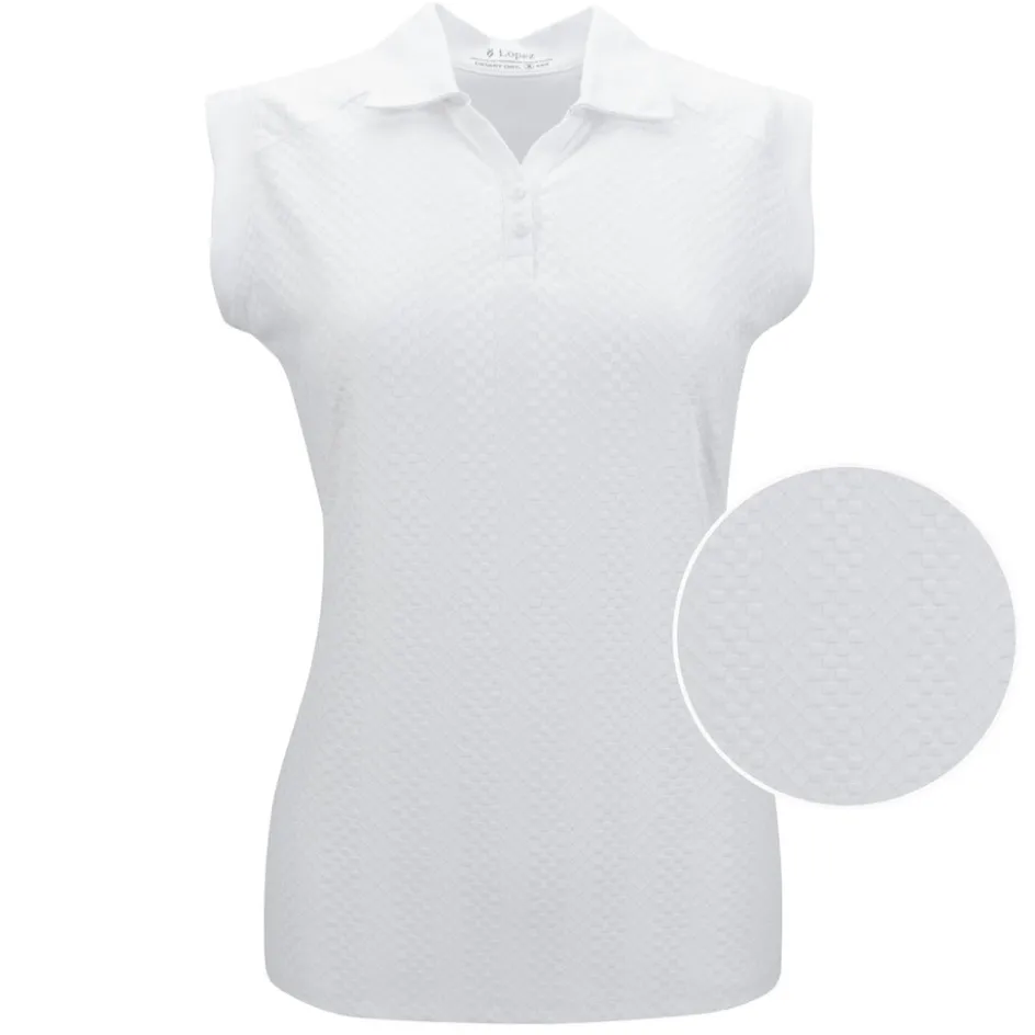 Nancy Lopez Grace Sleeveless Polo Hot