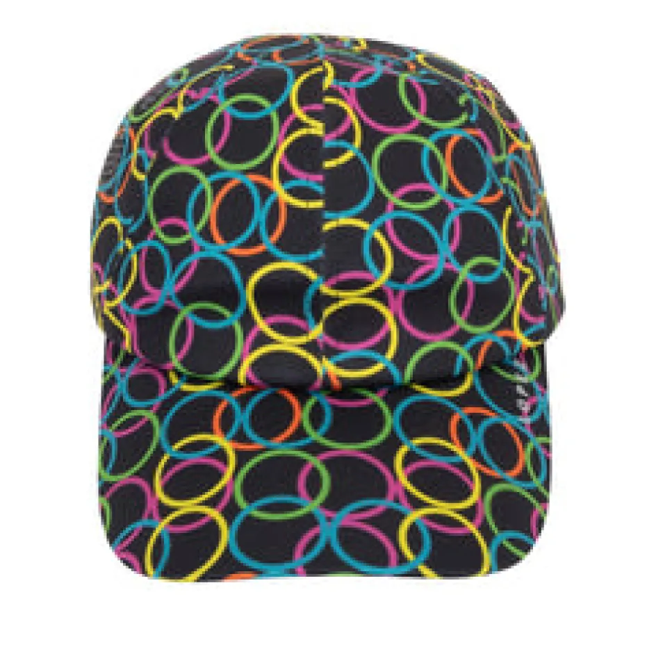Nancy Lopez Halo Pony Hat Black Multi Clearance
