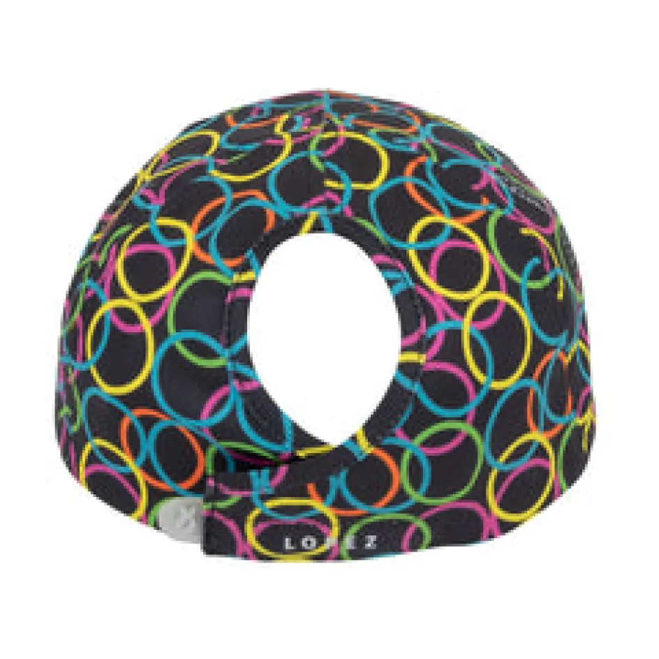 Nancy Lopez Halo Pony Hat Black Multi Clearance