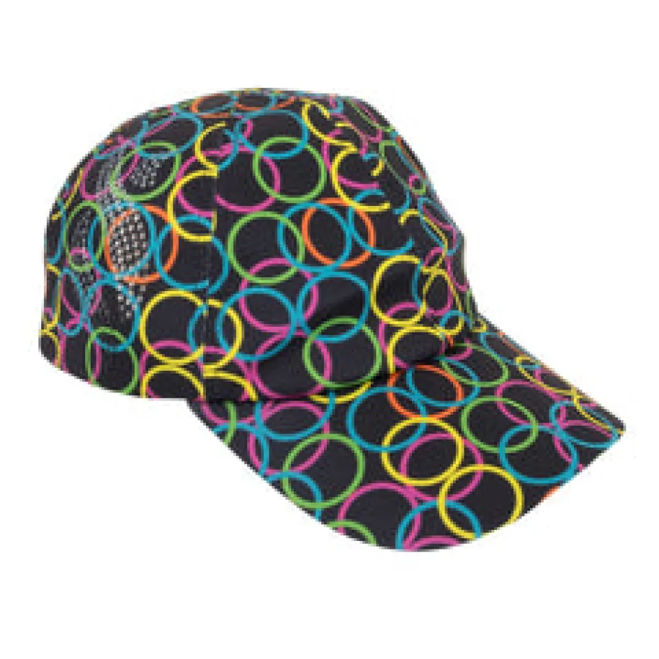 Nancy Lopez Halo Pony Hat Black Multi Clearance