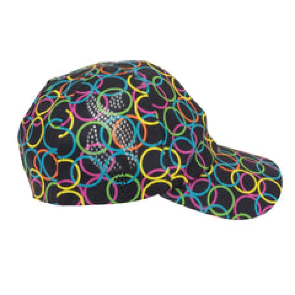 Nancy Lopez Halo Pony Hat Black Multi Clearance