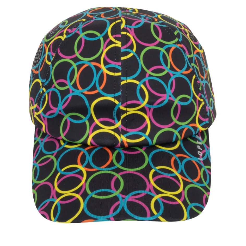 Nancy Lopez Halo Pony Hat Black Multi Clearance
