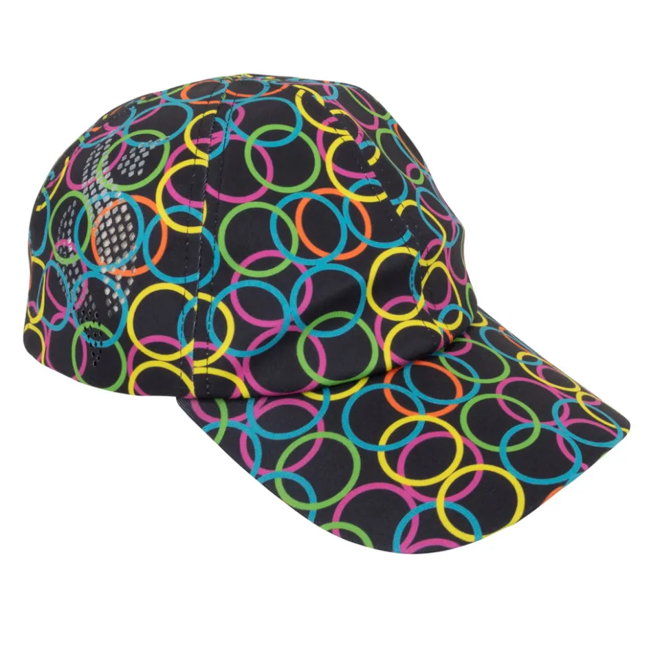 Nancy Lopez Halo Pony Hat Black Multi Clearance