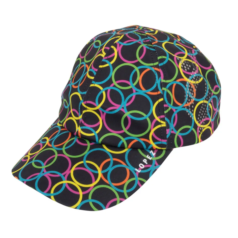 Nancy Lopez Halo Pony Hat Black Multi Clearance