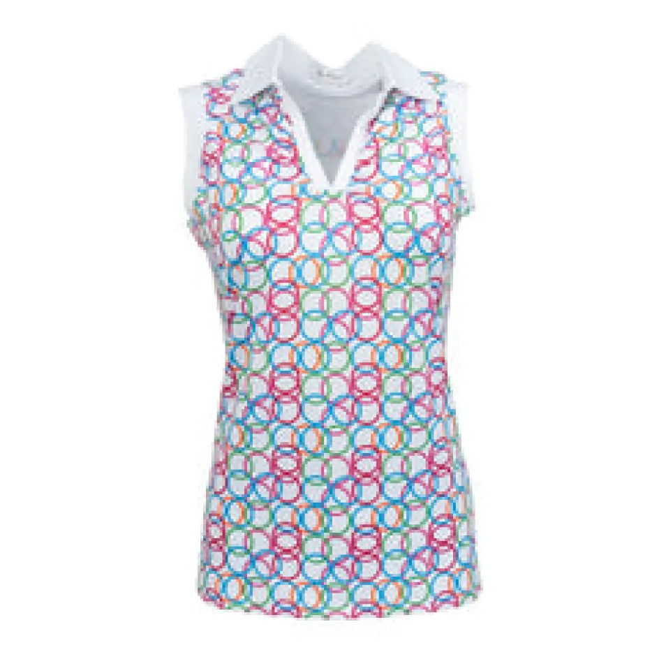 Nancy Lopez Halo Sleeveless Polo Outlet
