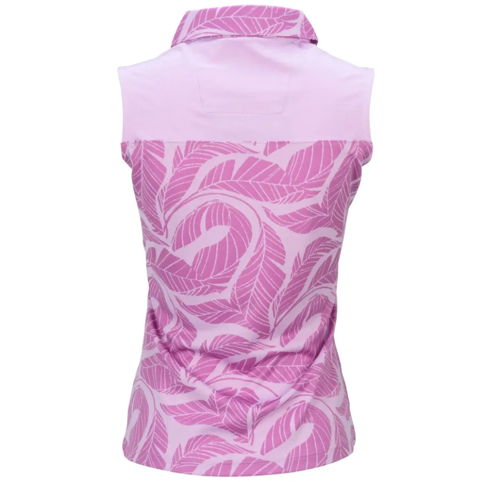 Nancy Lopez Havana Sleeveless Polo Lilac Clearance