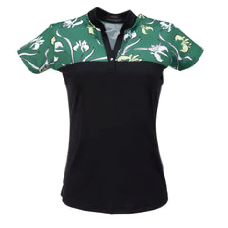 Nancy Lopez Minx Short Sleeve Polo New