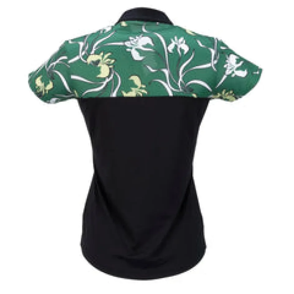 Nancy Lopez Minx Short Sleeve Polo New